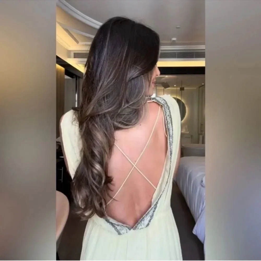 ZARA EMBROIDERED BEADED DRESS ZW COLLECTION NWT - Picture 12 of 14